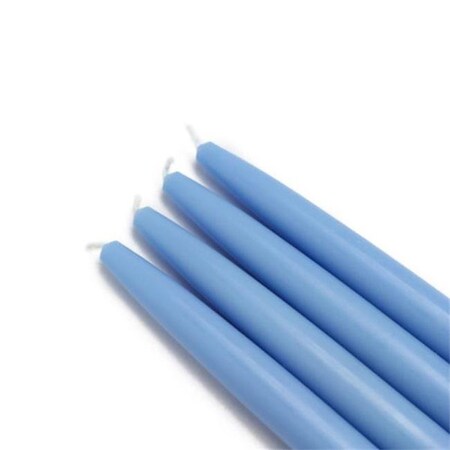 Jeco Jeco CEZ-011 6 in. Taper Candles; Light Blue - 12 Piece CEZ-011